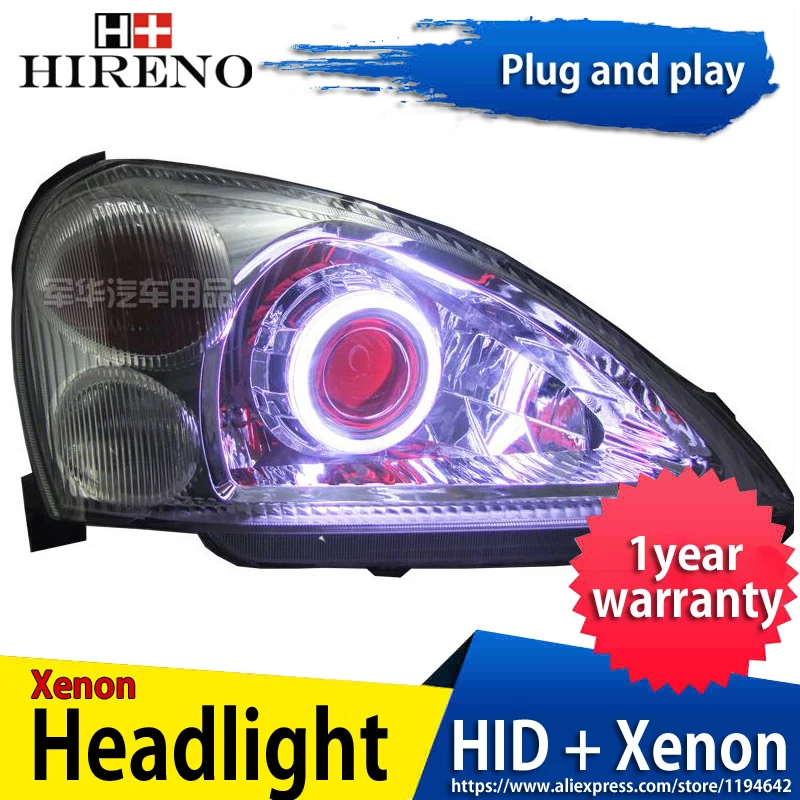 Suzuki Liana ER 100w Super White Xenon HID High/Low/Fog/Side Headlight Bulbs Set 