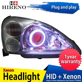 

Car custom Modified Xenon Headlamp for Suzuki Liana Headlights Assembly Car styling Angel Lens HID 2pcs