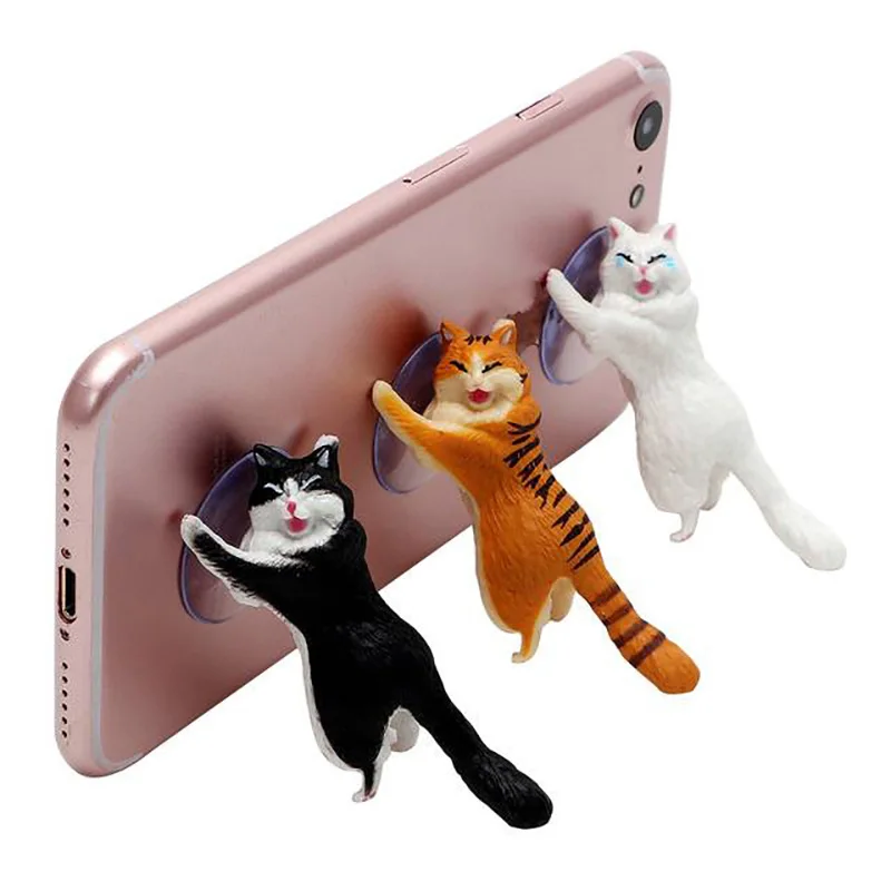 

Romatlink Funny Cute Cat Animal Lift Up Mobile Phone Holder Support Mounts Stand Bracket