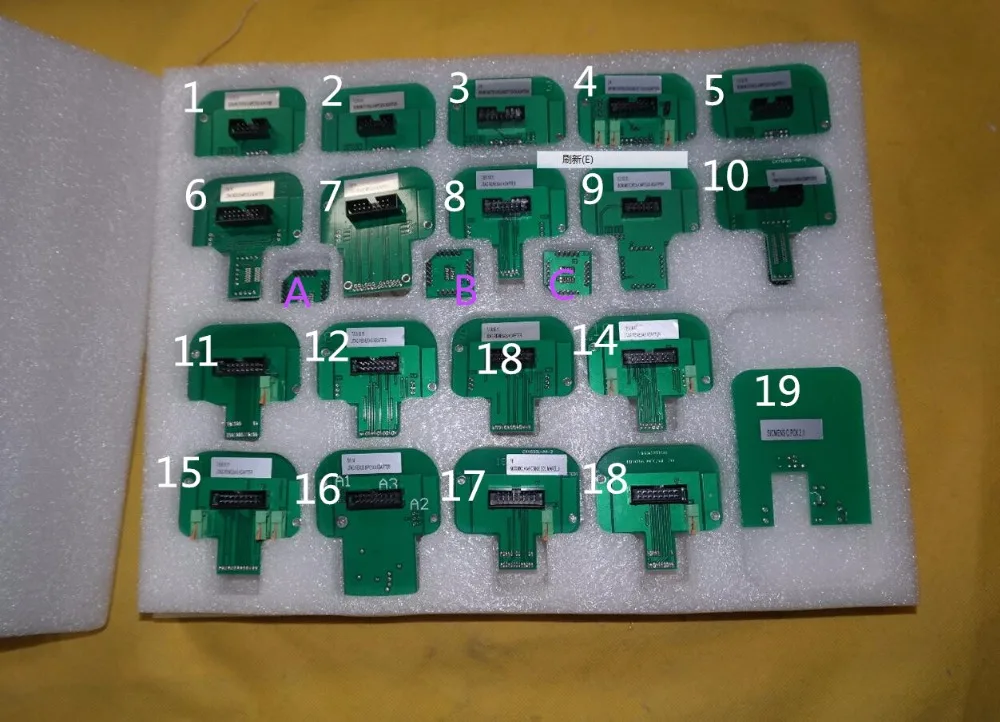 DH18020102 LED BDM Frame ECU RAMP Adapters(22pcs)_