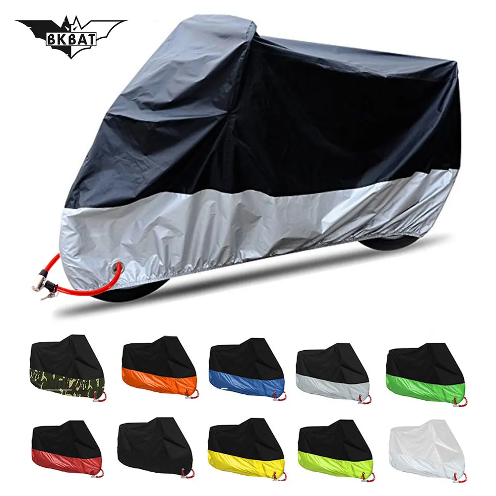 

Motorcycle Covers Waterproof UV Protector Rain Cover Protection Dustproof Case For Motorcycle Cover Cloth Moto Tent 10 colors