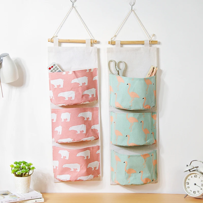 

High Quality 3 Pockets Over Door Cloth Closet Space Storage Shoe Hanger Organizer Hanging 603