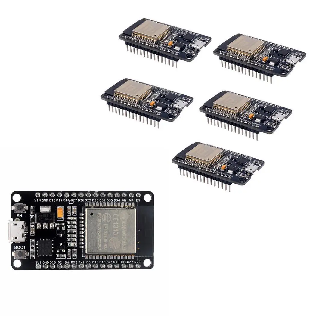 ESP32 ESP 32 ESP32S 32S CP2102 Беспроводной Wi Fi и bluetooth адаптер макетная плата Micro USB Dual Core
