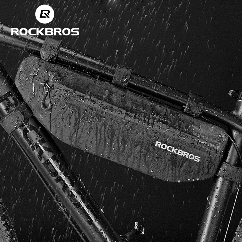 ROCKBROS водонепроницаемые треугольные велосипедные сумки передняя Труба рама