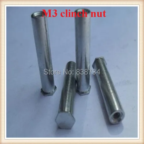 Самозаклеивающаяся гайка pem 100 из углеродистой стали с Φ m3 * 5 мм|rivet nut|pem nutsthreaded nut |