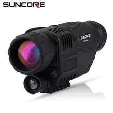 Suncore 5x40 мм ночного видения Монокуляр телескоп с sd-карта для камеры и видео Функция