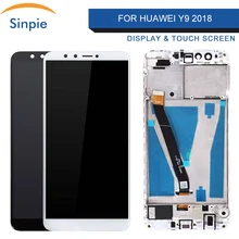 

Sinpie 100% Tested Working For Huawei Y9 2018 High-quality Touch Screen Digitizer With Frame Spare Parts Free Tools