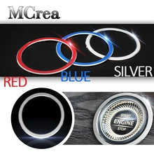 MCrea Авто Стайлинг для Mercedes Benz W213 E класс рамка приборной панели устройство зажигания СТАРТ стоп ручки двигателя брелоки рамка