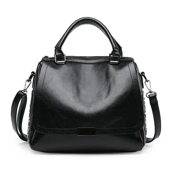 

YGDB Women Split Leather Handbags Women Designer Ladies Shoulder Bag Small Messenger Cross Body Bags For Women 8060