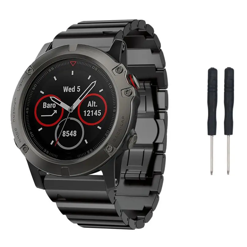 CARPRIE смарт-аксессуары ремешок на запястье для Garmin Fenix 5X gps часы модные новые браслет из нержавеющей стали ремешок часы группа dec13