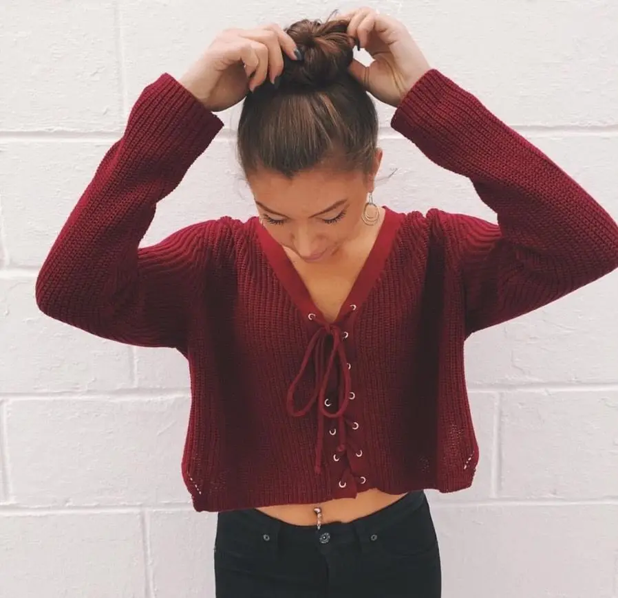 loose cropped cardigan