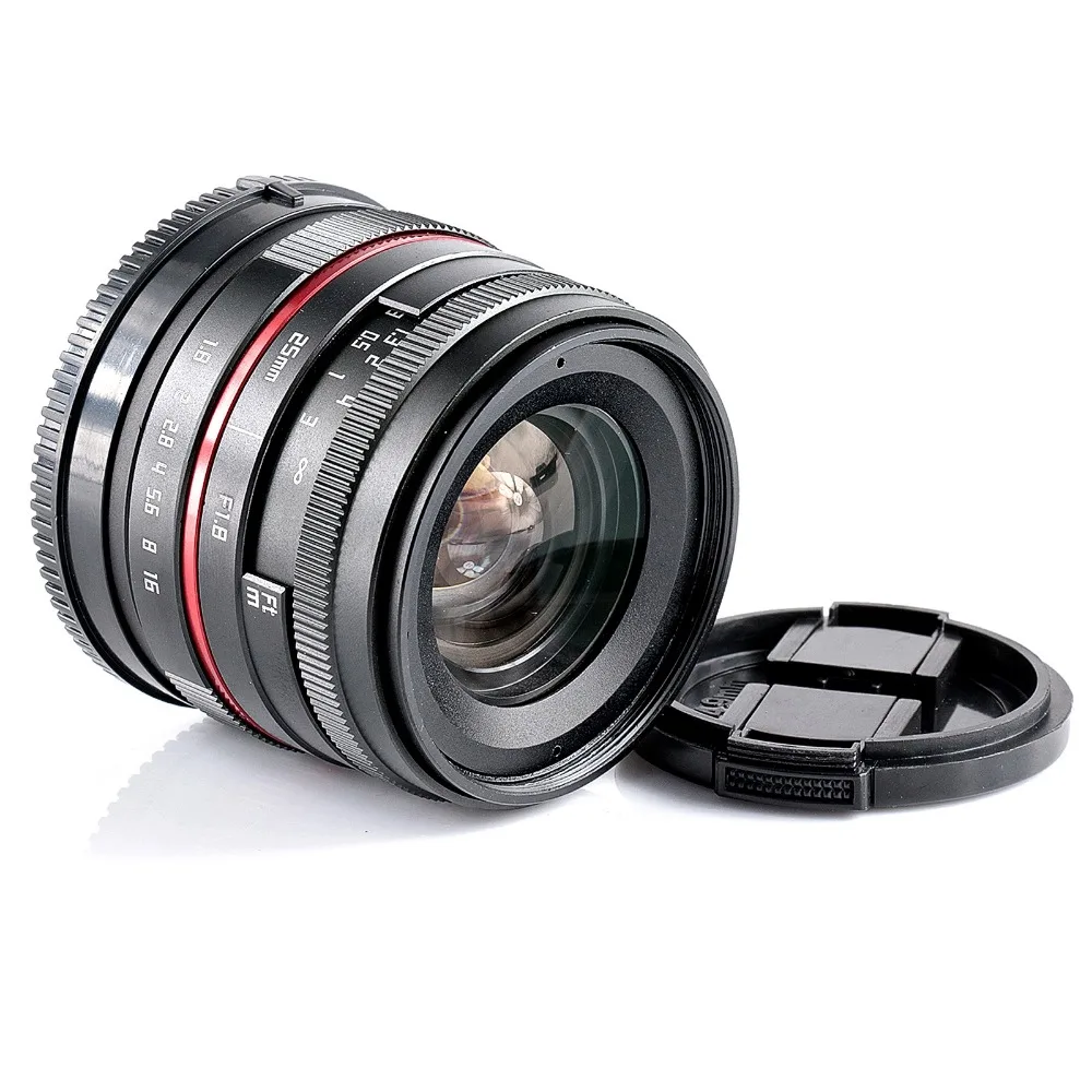 25 мм F1.8 ручной широкоугольный объектив для Olympus Panasonic M43 EP3 OMD EM5 Mark II R|lens for olympus|wide