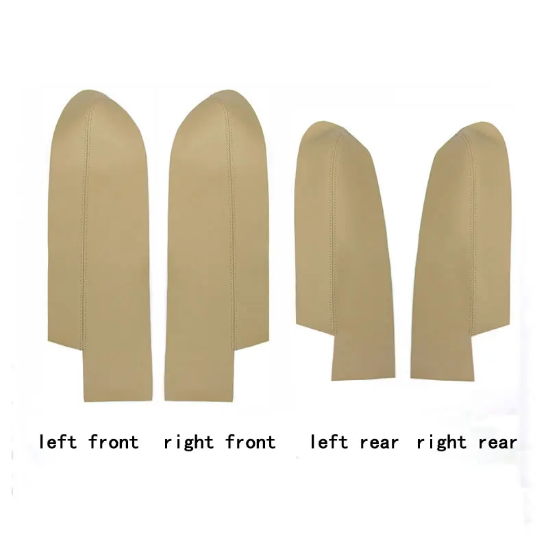 

Beige Car Real Leather Front Door Panels Armrest Cover For Honda For CRV 2007 2008 2009 2010 2011