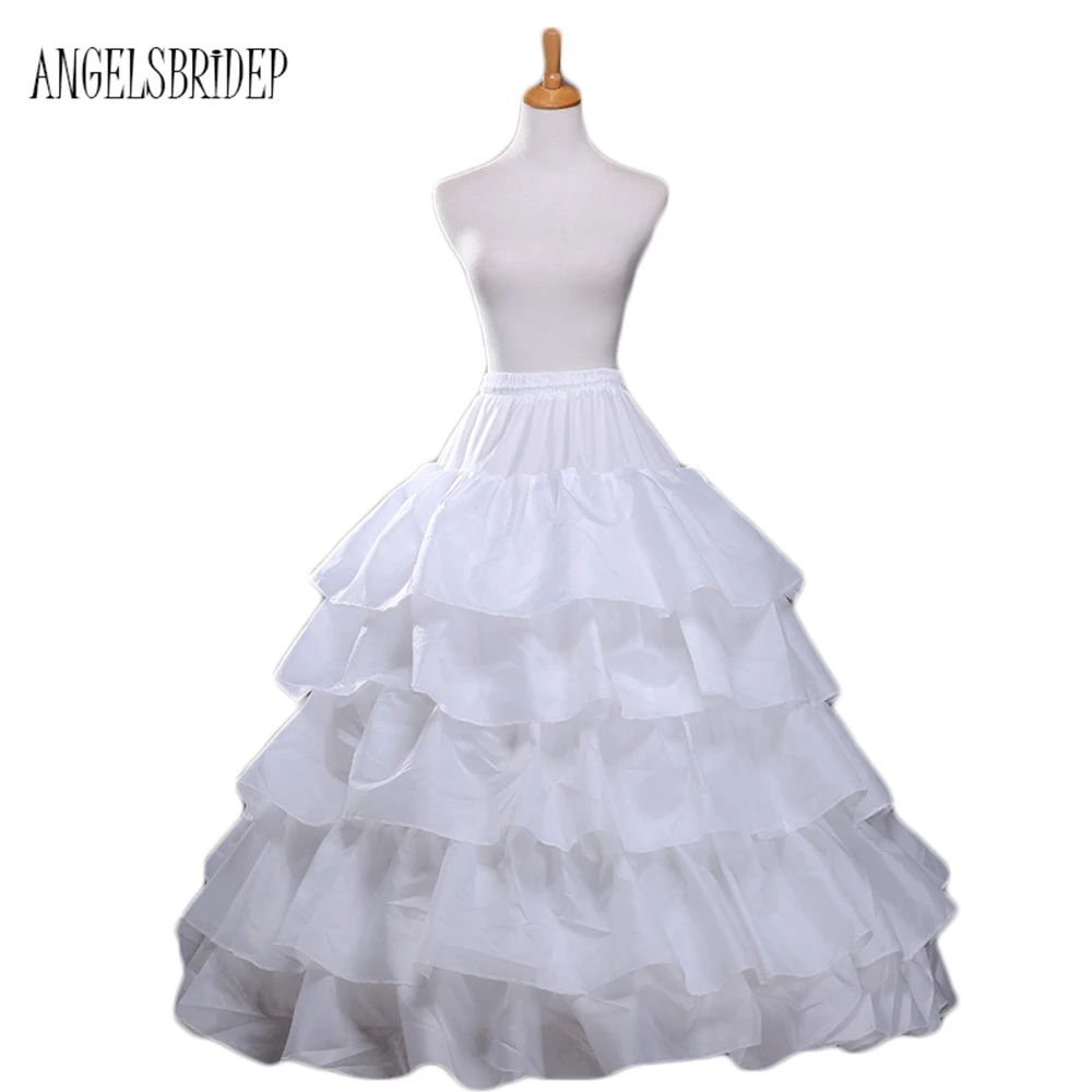 crinoline wedding gown
