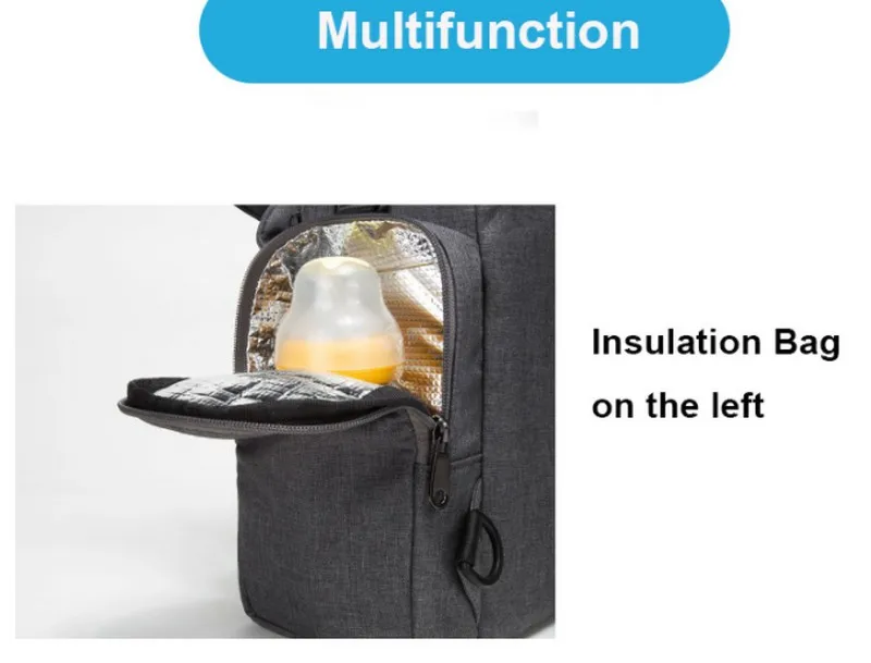 Обеденный стул мешок многоцелевой пеленки сумка Новинка 2018 года Stlye непромокаемые мать сумки рюкзак для подгузников путешествия Мумия