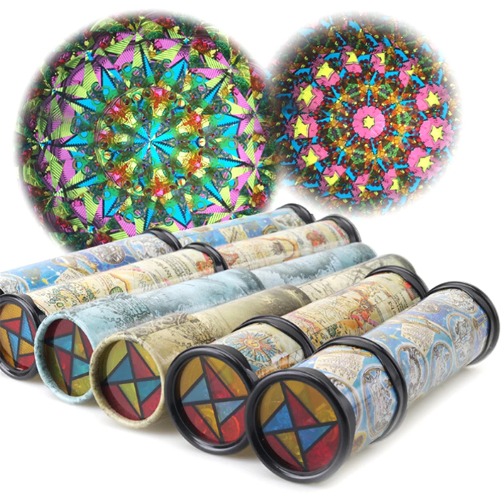 Hot Sale 30CM New Brand Kaleidoscope Colorful Toy Kids Children Birthday Educational For Children Gifts