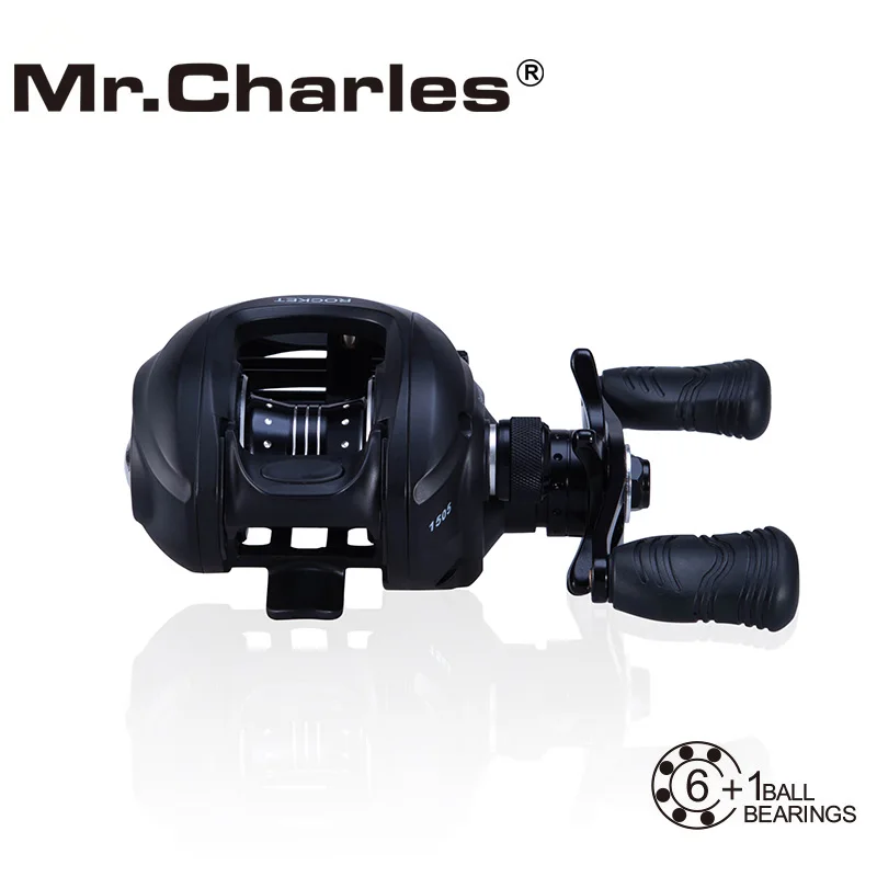 

MrCharles 6BB+1RB 6.3:1ROCKET Line Capacity1510/1505 Left /Right Hand Bait Casting FishingReel Bearing Baitcasting Fihsing Reels