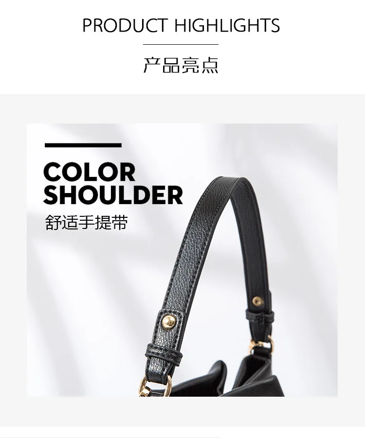 Высокое качество V Line стеганые нити шнурок ведро плечо сумки через плечо для женщин женские маленькие сумки