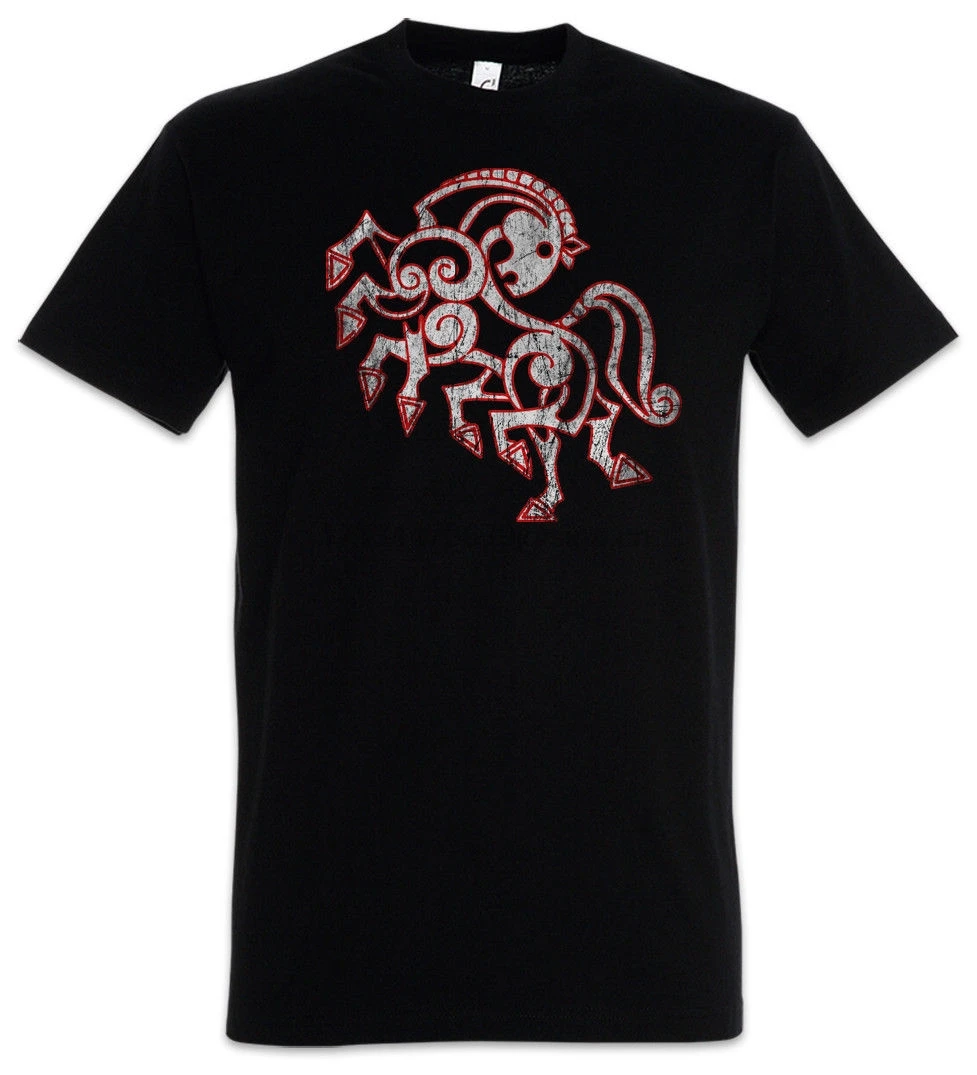 Sleipnir I футболка Odhins Horse Odin Valhalla Thor Loki Viking Vikings Valhall с героями мультфильмов для