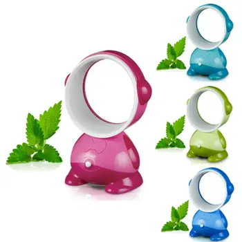 

360 Degrees Portable Cool Bladeless Cute Cooler Mini USB Cable No Leaf Handy Fan USB Gadgets