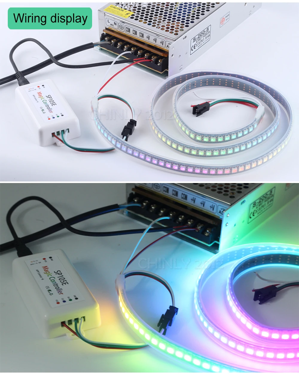 Bluetooth контроллер для светодиодных пикселей с приложением iOS Android WS2811 WS2812B APA102 SK6812