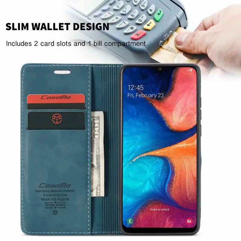 Чехол для Samsung Galaxy A20 A30 S кожаный чехол книжка с магнитной застежкой телефона
