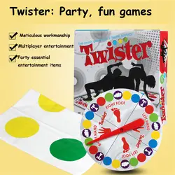 2018 смешно Twister игры Настольная игра, которая связывает вас в узлы для Семья друг вечерние весело Twister игры для детей весело Настольная игра s