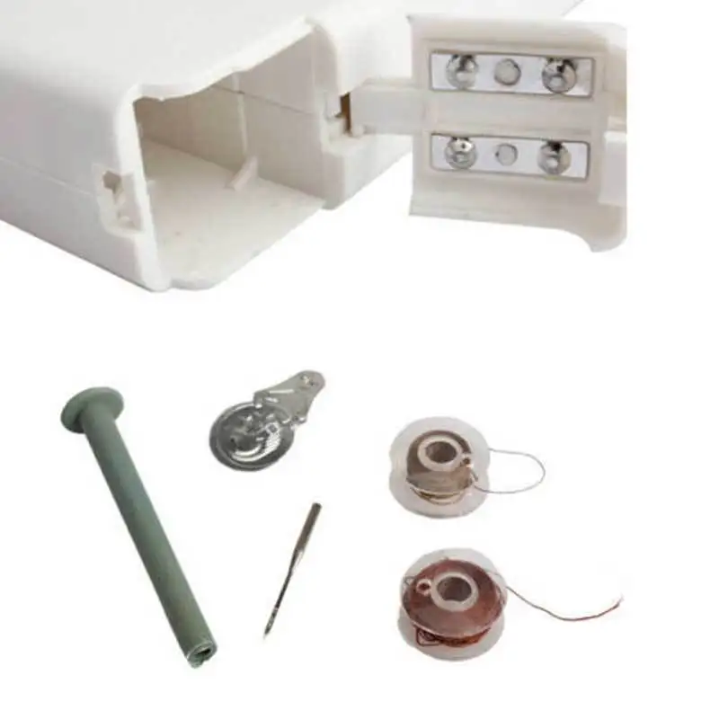 Креативные инструменты ручной портативный многоцелевой бытовые предметы маленький карманный мини бытовая электрическая швейная машина 09