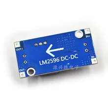 1 шт./лот dc-dc понижающий модуль LM2596 модуль 3A Регулируемый регулятор напряжения 12 В до 5 В пост