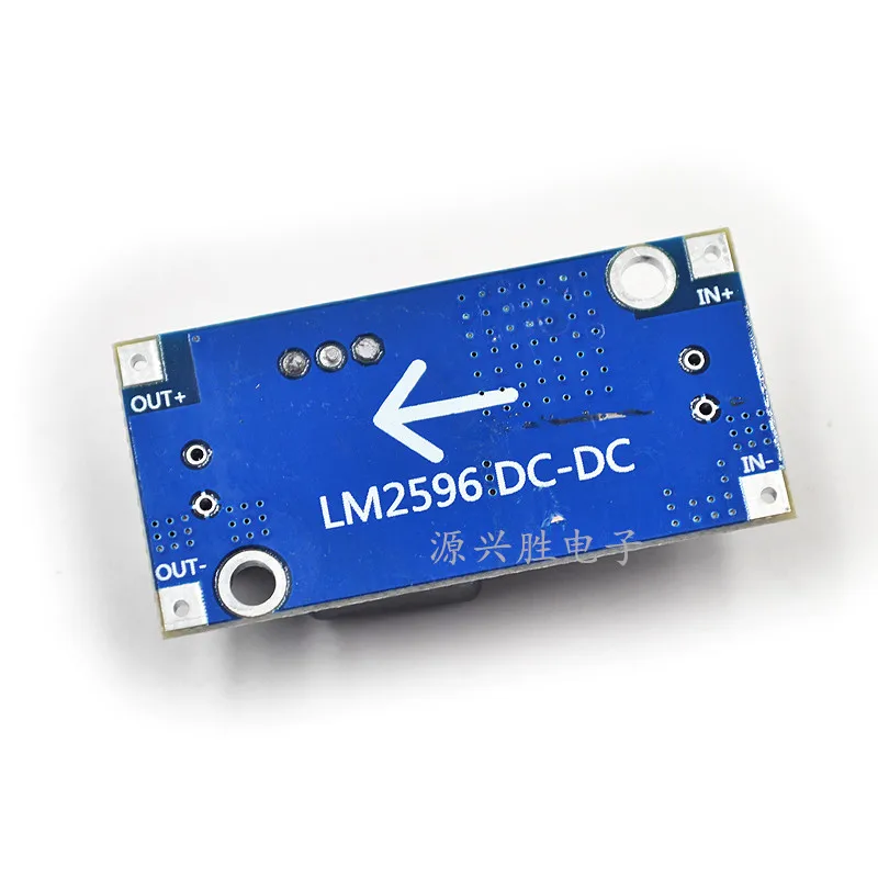 1 шт./лот понижающий модуль постоянного тока LM2596 модуль 3A Регулируемый регулятор напряжения 12 В до 5 В в наличии 1 шт./лот понижающий модуль постоянного тока LM2596 модуль 3A Регулируемый регулятор напряжения 12 В до 5 В в наличии