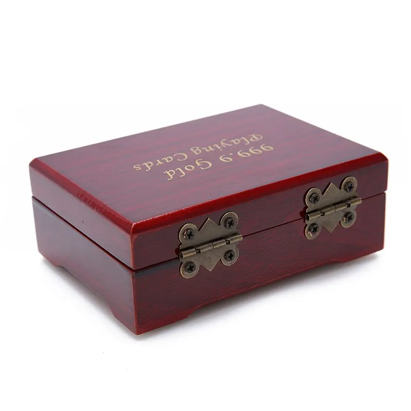 1 шт. высокое качество деревянная коробка игральные карты Контейнер чехол для хранения Упаковка покерный мост коробка