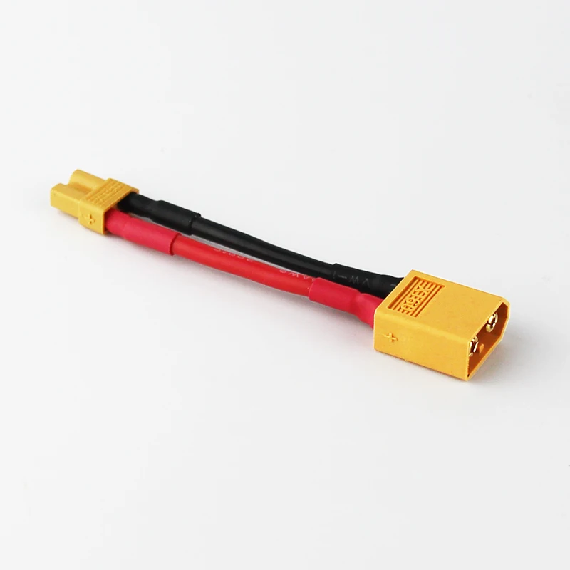 Силиконовый штекер XT60 к XT30/XT60 папа мама 16/14awg кабель адаптера для FPV RC Lipo Battery ESC Motor
