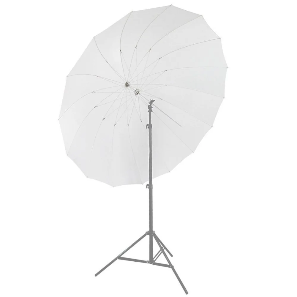 Neewer 7" /180 см белый диффузионный параболический зонтик 16 стекловолокна ребра 7 мм вал, включает портативную сумку для переноски