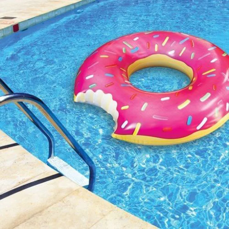 Donut Inflatable Pool Float toy Swimming Tube Raft Water Lounges