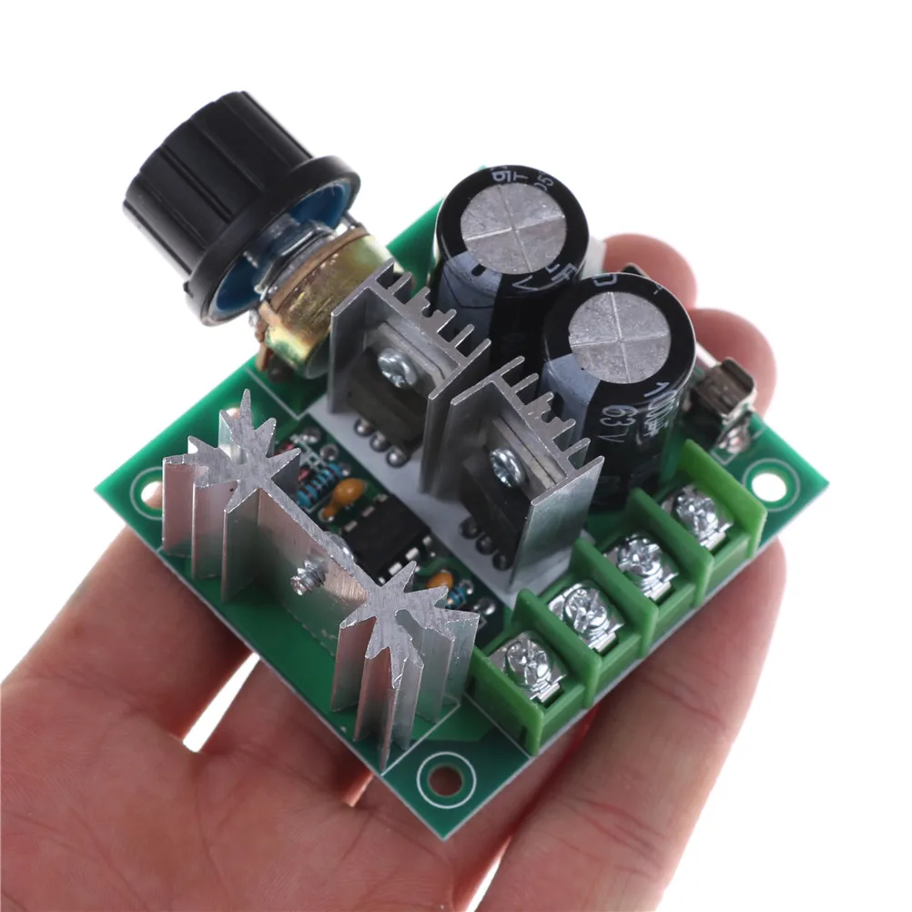 Регулируемый Модуль привода PWM 12V ~ 40V 10A контроллер скорости двигателя