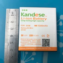 Горячая Распродажа, бренд Kandese, 5200 мА/ч, расширенная аккумуляторная батарея, чехол с задней крышкой для samsung Galaxy S3 mini i8190