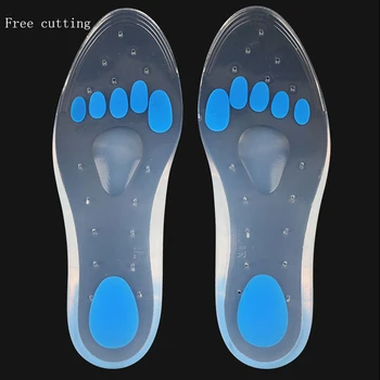 

medical silicone gel insole shoes pad metatarsal Plantar Fasciitis cushion calcaneal spur shock absorption soft free cutting