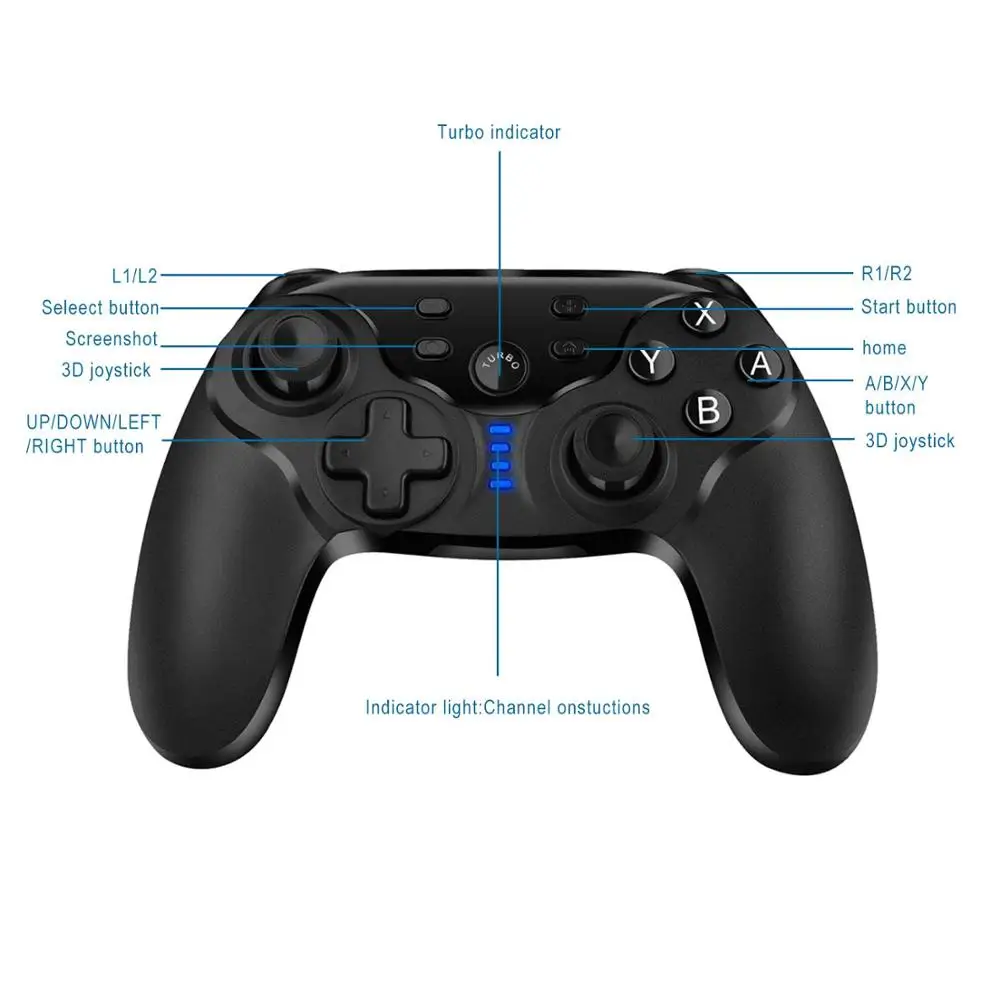 Беспроводной контроллер NS Bluetooth Pro джойстик с дистанционным управлением для Nintendo