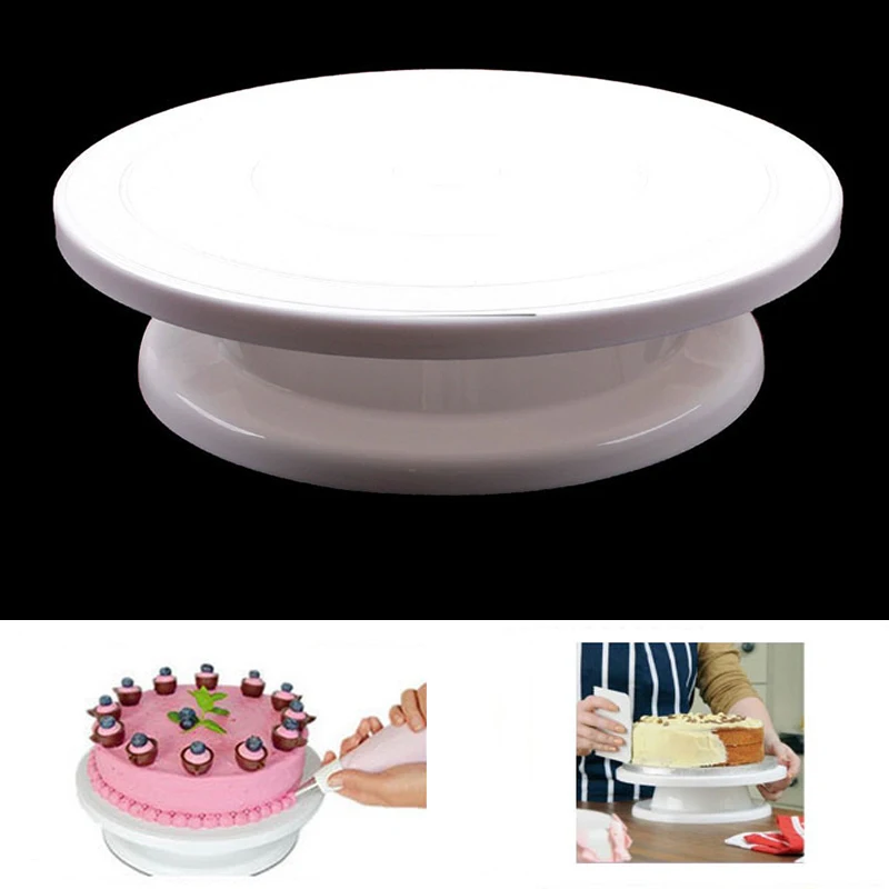 Лидер продаж вращающаяся подставка для торта, Вертушка для торта, поворотная пластина, декоративная подставка, платформа, поворотный стол, инструменты для выпечки QB870264
