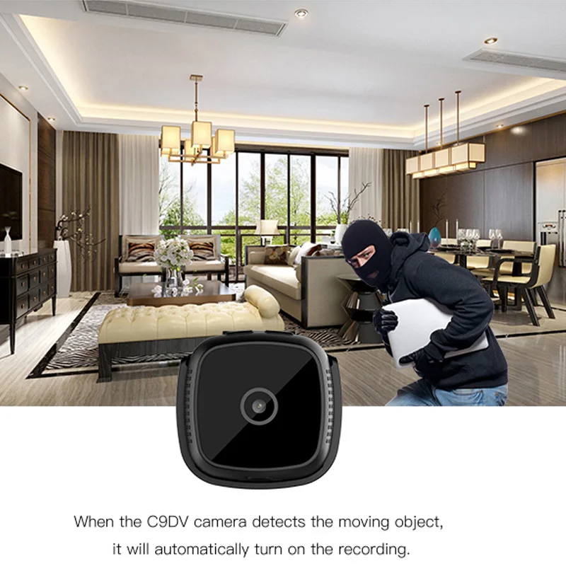 Wi-Fi мини камера приложение для смартфона ночное видение Обнаружение движения