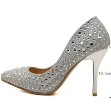 Stiletto High Heels Women Pumps 10.5cm Sexy Bride 2016 New High Heels Shoes Women’s Pumps