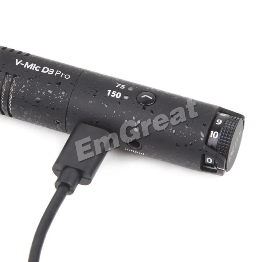 Deity V-Mic D3 Pro Супер кардиоидный конденсаторный микрофон на камеру Запись микрофон с сумкой для DSLR камеры DV видеокамеры смартфон