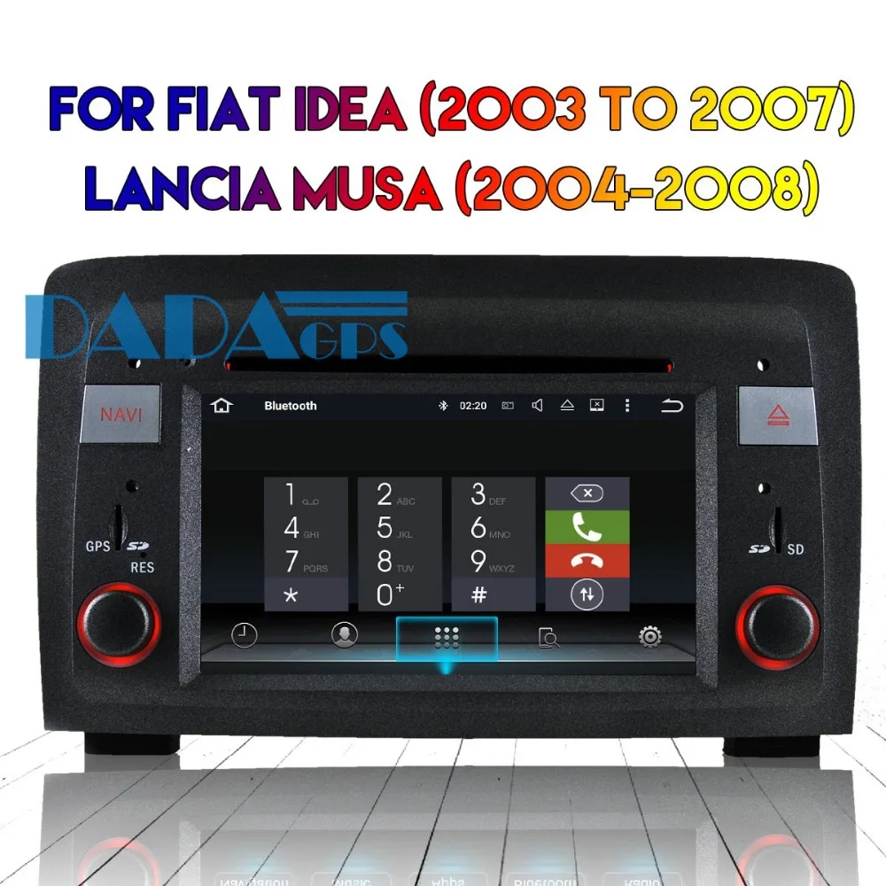 Android 8,0 7,1 автомобильный Радио dvd-плеер gps автомобильный стерео, головное устройство для FIAT Idea 2003-2007 для Lancia Musa 2004-2008 мультимедиа аудио