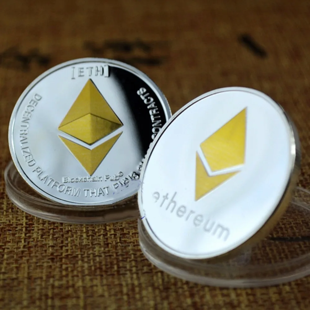 1pc Eth Programming Ethereum Souvenir Bitcoin Splendid Plated Collectible Physical Coins Commemorative Programmer Amateur 1pc Eth Programming Ethereum Souvenir Bitcoin Splendid Plated Collectible Physical Coins Commemorative Programmer Amateur