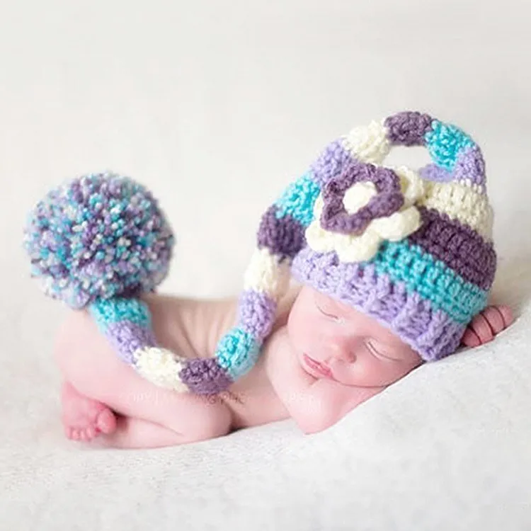 

Newborn Photography Props baby hat Infant Costume Photo Pro Red Hat Baby Girl Boys Crochet Knit Costume Photography Prop Hat Cap