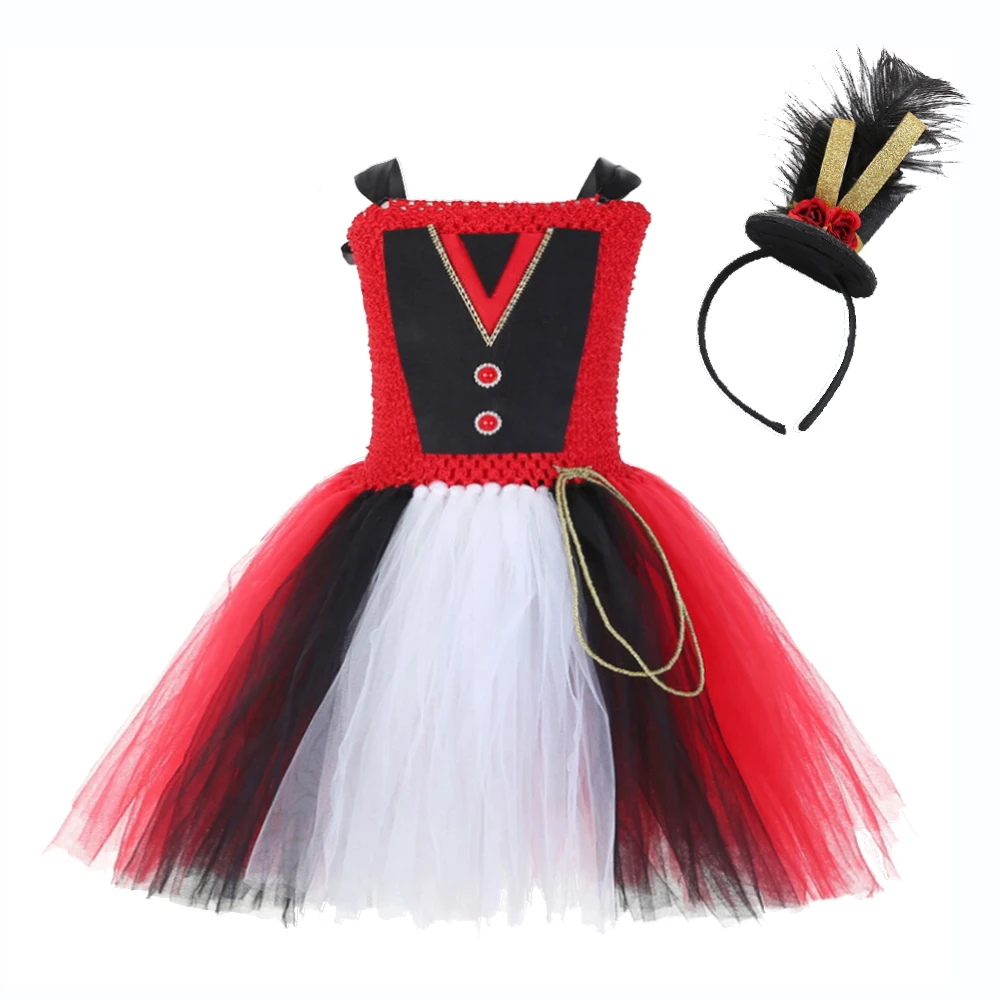 

Red Scary Ghost Pattern Teen Dresses Party Dresses Toddler Girls Nightmare Sleeveless Tutu Dress for Girl 4 Year Autumn Clothing