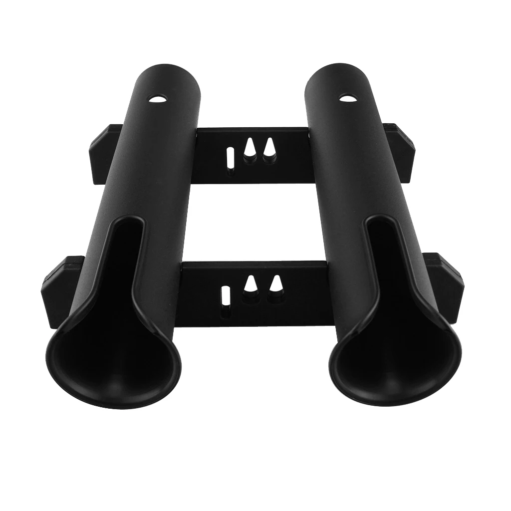 High Quality Newest Boat Yacht 2 Pole Tube Rack Mounting Bracket Happy Fishing Water Sports Rowing Boat Accessories