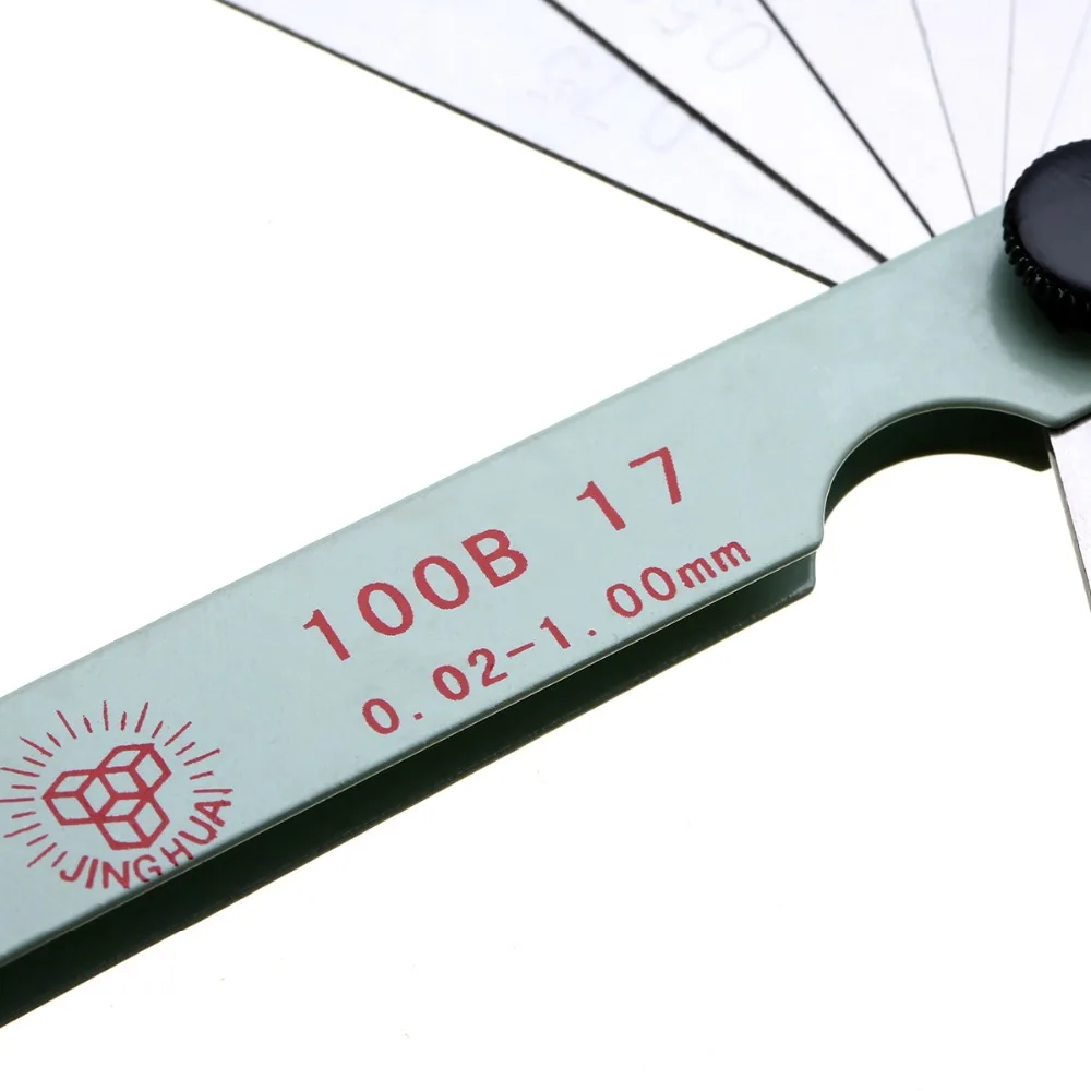 100 мм Длина метрический щуп 17 клинок зазор наполнитель 0,02-1,00 мм толщина измерения макет инструмент