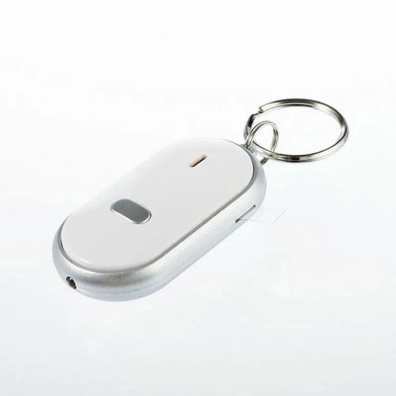 ZUCZUG NEW Anti-Lost LED Key Finder Find Locator Keychain Whistle Beep Sound Control Torch