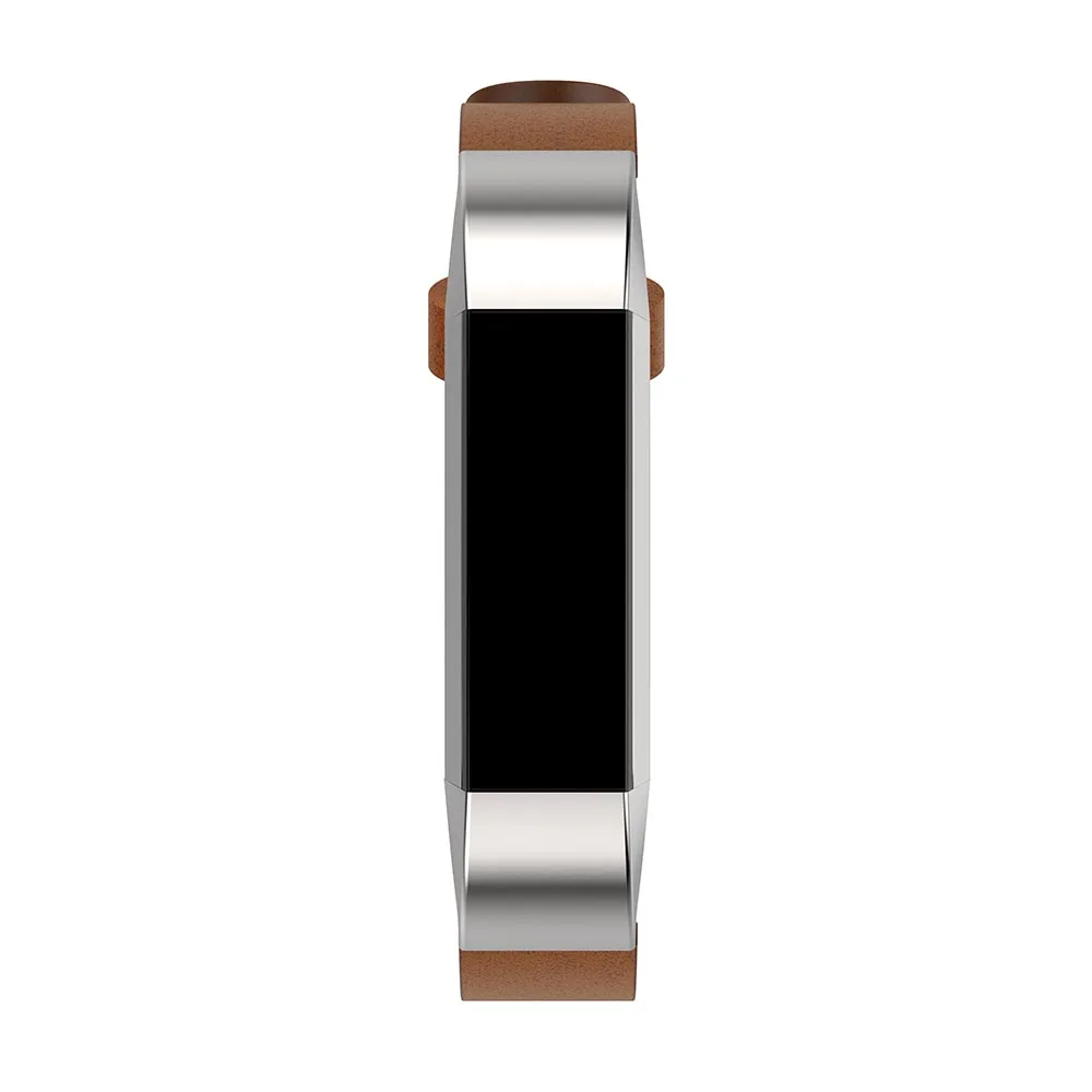 Роскошный сменный ремешок из натуральной кожи для Fitbit Alta/Alta HR, браслет на запястье, ремешок для часов, черный ремешок для часов, высокое качество
